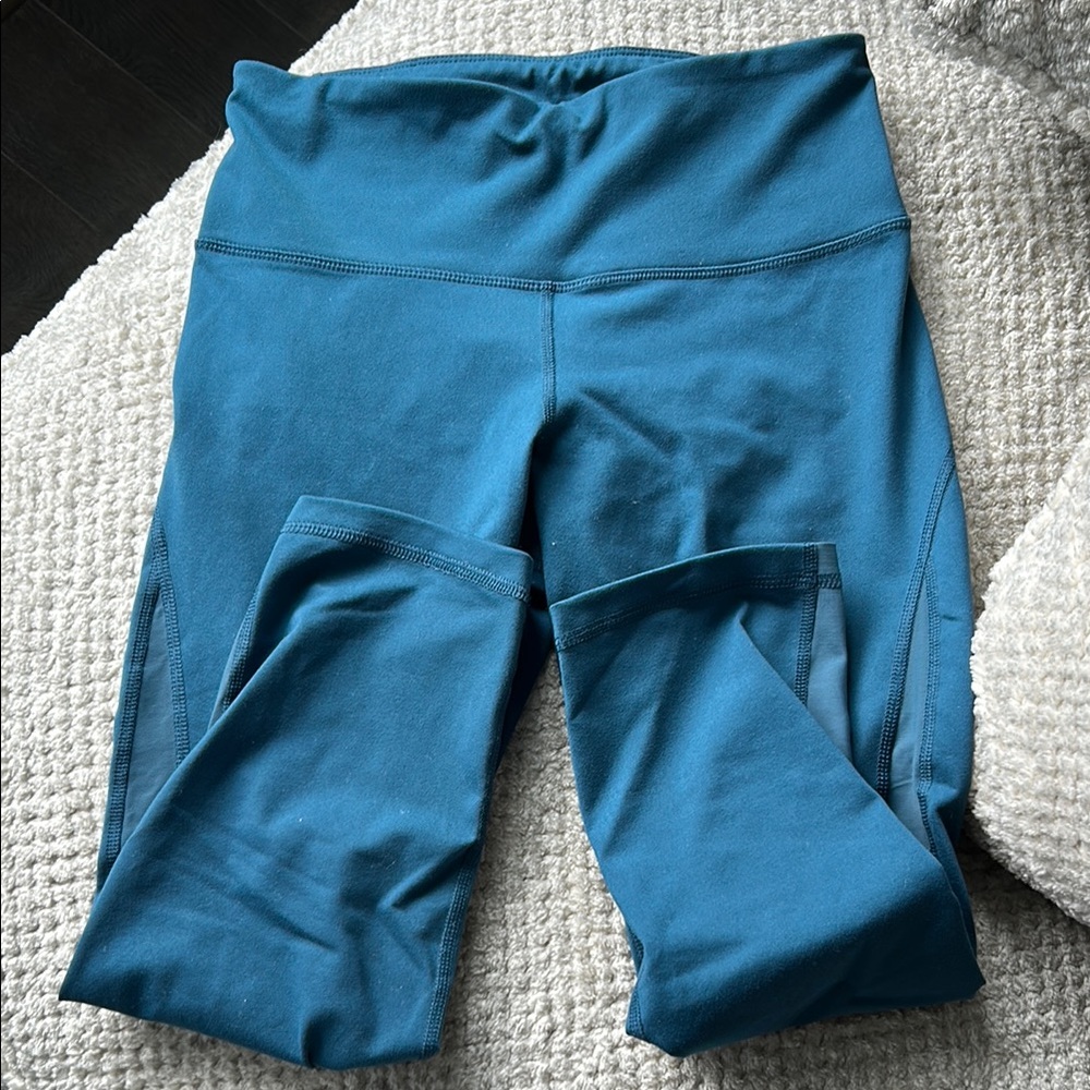 Teal High-Waisted Leggings